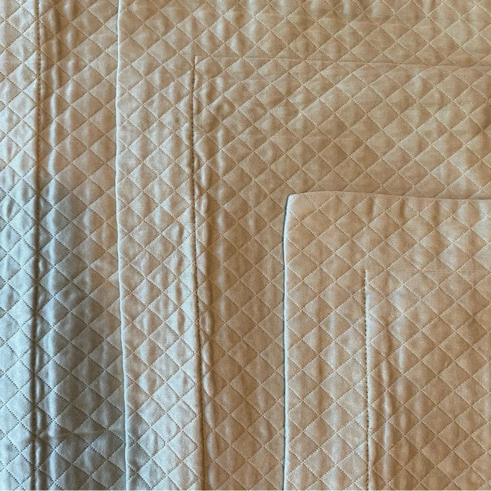 Set of 3 Restoration Hardware Green Shams